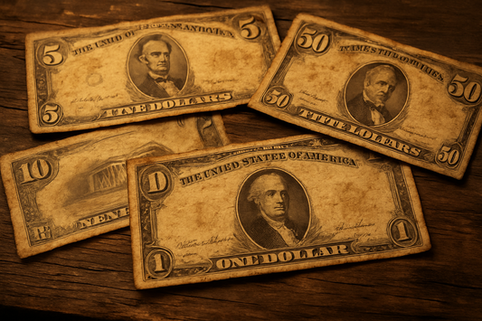 Billetes de Utilería Envejecidos: Perfectos para Producciones de Época y Vintage