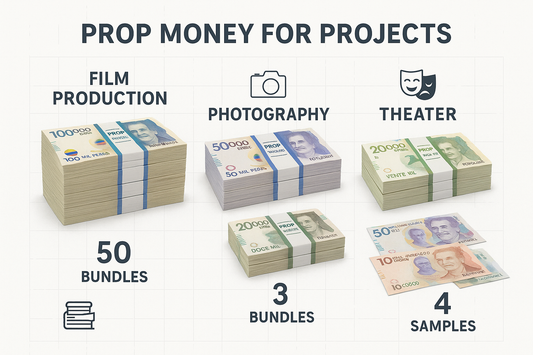 Cuántos Billetes de Utilería Necesitas: Guía de Cantidades por Tipo de Proyecto
