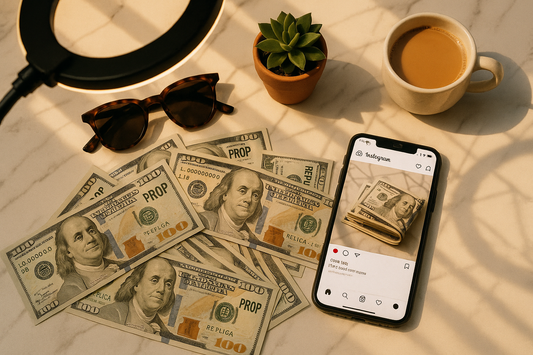 Fotos Millonarias para Instagram: Cómo Crear Contenido Viral con Billetes de Utilería (Sin Meterte en Problemas)