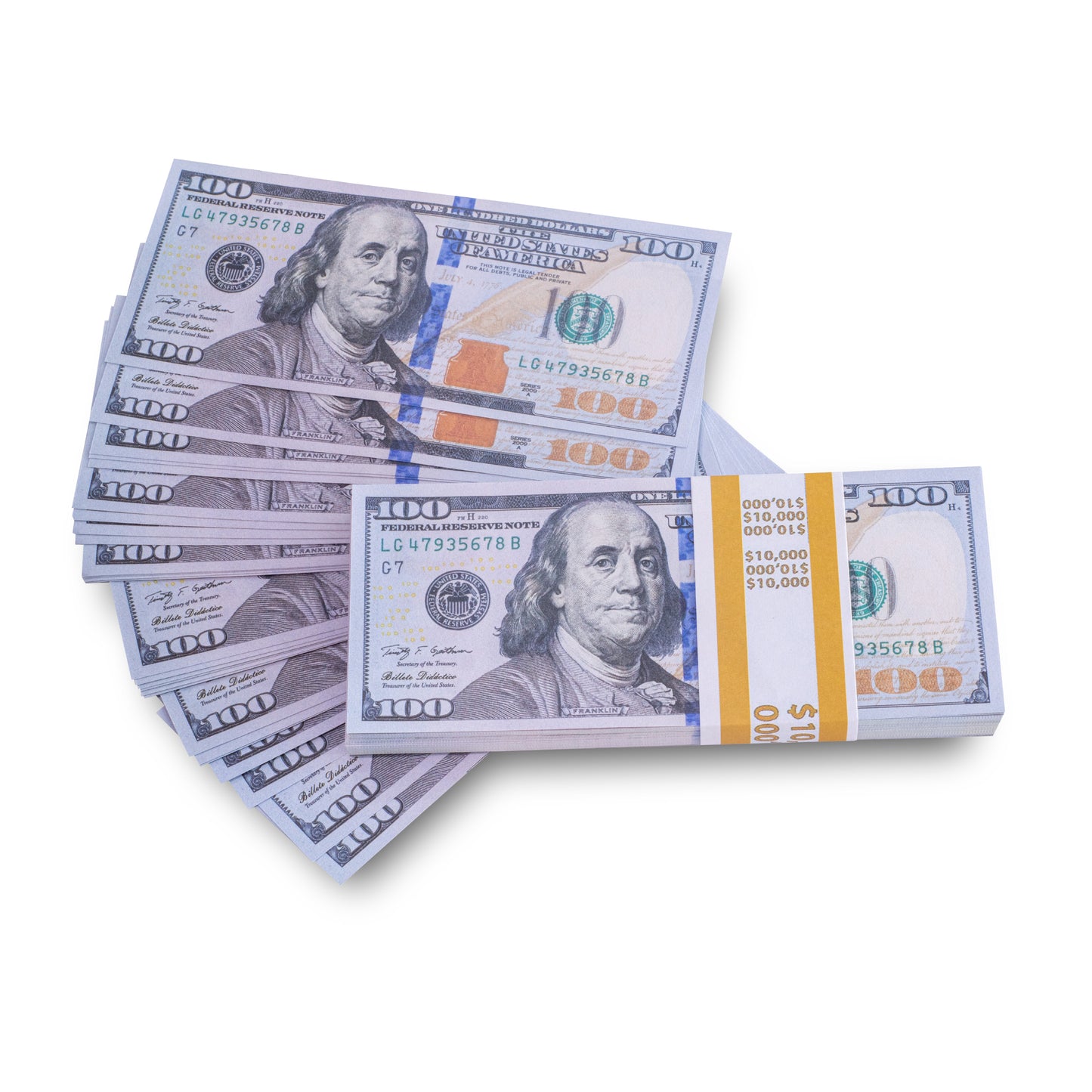 Bundle of 100 dollar bills