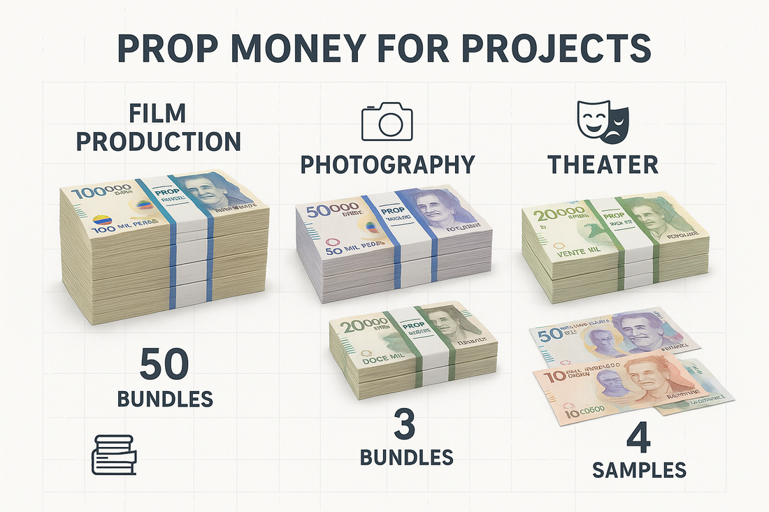 Cuántos Billetes de Utilería Necesitas: Guía de Cantidades por Tipo de Proyecto